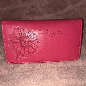 Super Cute Wallet with Bible Verse